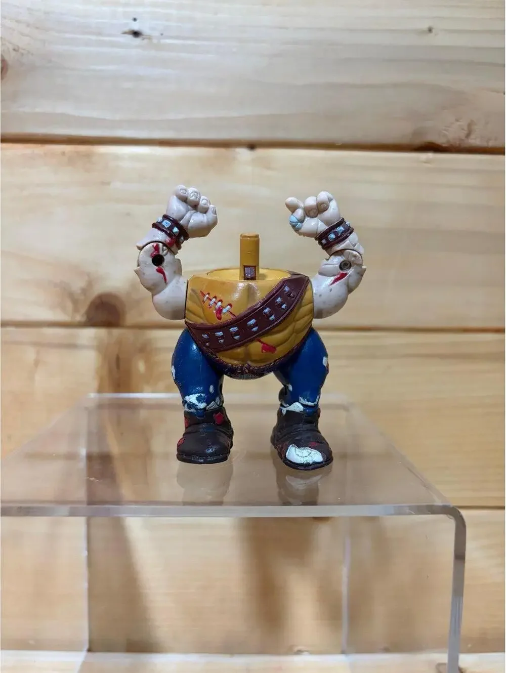 Vintage toy Bruise Brother 1986 TCFC Head Popper Amtoy Madballs